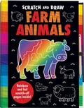 Cover: Scratch and Draw Farm Animals - Scratch Art Activity Book - Two Windmills Limited