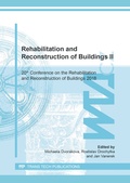 Cover: Rehabilitation and Reconstruction of Buildings II - Trans Tech Publications Ltd