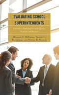 Cover: Evaluating School Superintendents - Rowman & Littlefield Publishers
