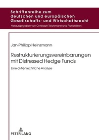 Abbildung von: Restrukturierungsvereinbarungen mit Distressed Hedge Funds - Peter Lang Verlag