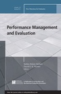 Cover: Performance Management and Evaluation - Jossey-Bass