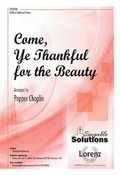 Cover: Come, Ye Thankful for the Beauty - Lorenz