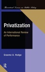 Cover: Privatization - Routledge