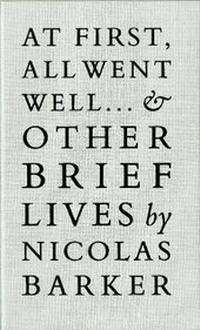 Enlarge image Cover: At First, All Went Well... - Bernard Quaritch Ltd