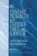 Cover: CRC Standard Probability and Statistics Tables and Formulae - CRC Press