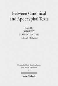 Enlarge image Cover: Between Canonical and Apocryphal Texts - Mohr Siebeck