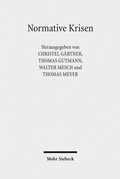 Cover: Normative Krisen - Mohr Siebeck