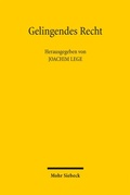 Cover: Gelingendes Recht - Mohr Siebeck