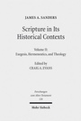 Cover: Scripture in Its Historical Contexts - Mohr Siebeck