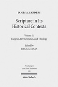 Cover: Scripture in Its Historical Contexts - Mohr Siebeck