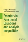 Cover: Frontiers in Functional Equations and Analytic Inequalities - Springer