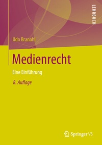 Abbildung von: Medienrecht - Springer VS