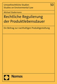 Abbildung von: Rechtliche Regulierung der Produktlebensdauer - Nomos
