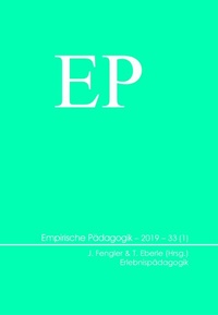 Enlarge image Cover: Erlebnispädagogik - Verlag Empirische Pädagogik
