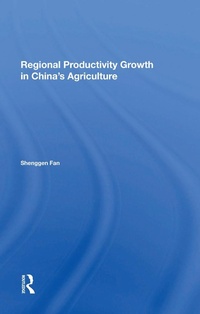 Abbildung von: Regional Productivity Growth In China's Agriculture - CRC Press