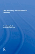 Cover: The Dictionary Of Critical Social Sciences - Routledge