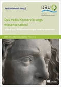 Cover: Quo vadis Konservierungswissenschaften? - oekom verlag