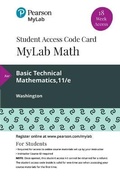 Cover: Mylab Math with Pearson Etext -- 18 Week Standalone Access Card -- For Basic Technical Mathematics - Pearson