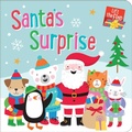 Cover: Santa's Surprise: Chunky Lift-The-Flap Board Book - Lake Press
