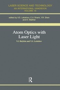 Cover: Atom Optics with Laser Light - CRC Press