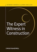 Cover: The Expert Witness in Construction - Wiley-Blackwell