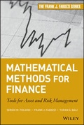 Cover: Mathematical Methods for Finance - Tools for Asset and Risk Management - Wiley
