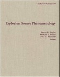 Cover: Explosion Source Phenomenology - Wiley