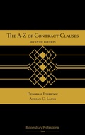 Bild: The A-Z of Contract Clauses - Bloomsbury Professional