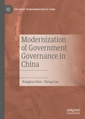 Cover: Modernization of Government Governance in China - Palgrave Macmillan