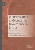 Cover: Modernization of Government Governance in China - Springer