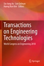 Cover: Transactions on Engineering Technologies - Springer