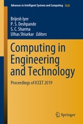 Cover: Computing in Engineering and Technology - Springer