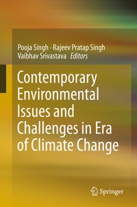 Enlarge image Cover: Contemporary Environmental Issues and Challenges in Era of Climate Change - Springer