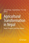 Cover: Agricultural Transformation in Nepal - Springer