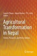 Cover: Agricultural Transformation in Nepal - Springer