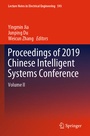 Cover: Proceedings of 2019 Chinese Intelligent Systems Conference - Springer