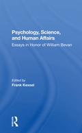 Cover: Psychology, Science, And Human Affairs - Routledge