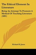 Cover: The Ethical Element In Literature - Kessinger Publishing