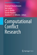 Cover: Computational Conflict Research - Springer
