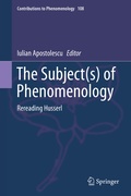 Bild: The Subject(s) of Phenomenology - Springer