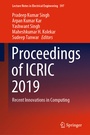 Cover: Proceedings of ICRIC 2019 - Springer