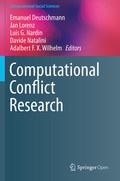 Cover: Computational Conflict Research - Springer
