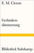 Cover: Gedankend&auml;mmerung - Suhrkamp