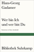 Cover: Wer bin Ich und wer bist Du? - Suhrkamp