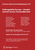 Cover: Aachener Bausachverst&auml;ndigentage 2019 - Springer Vieweg