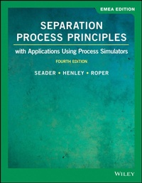 Enlarge image Cover: Separation Process Principles - Wiley