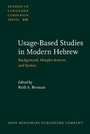 Cover: Usage-Based Studies in Modern Hebrew - John Benjamins Publishing Co