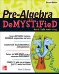 Cover: Pre-Algebra DeMYSTiFieD, Second Edition - McGraw-Hill Education