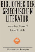 Cover: Anthologia Graeca - Hiersemann, A