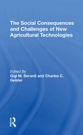 Cover: The Social Consequences And Challenges Of New Agricultural Technologies - Routledge